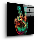 Peace Glass Wall Art  || Designer Collection | Insigne Art Design.
